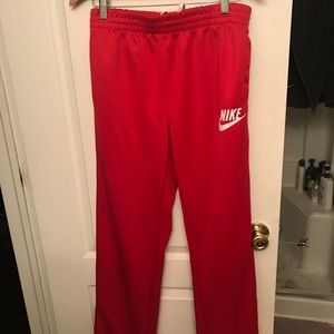 Nike mens warm up pants drawstring, elastic waist
